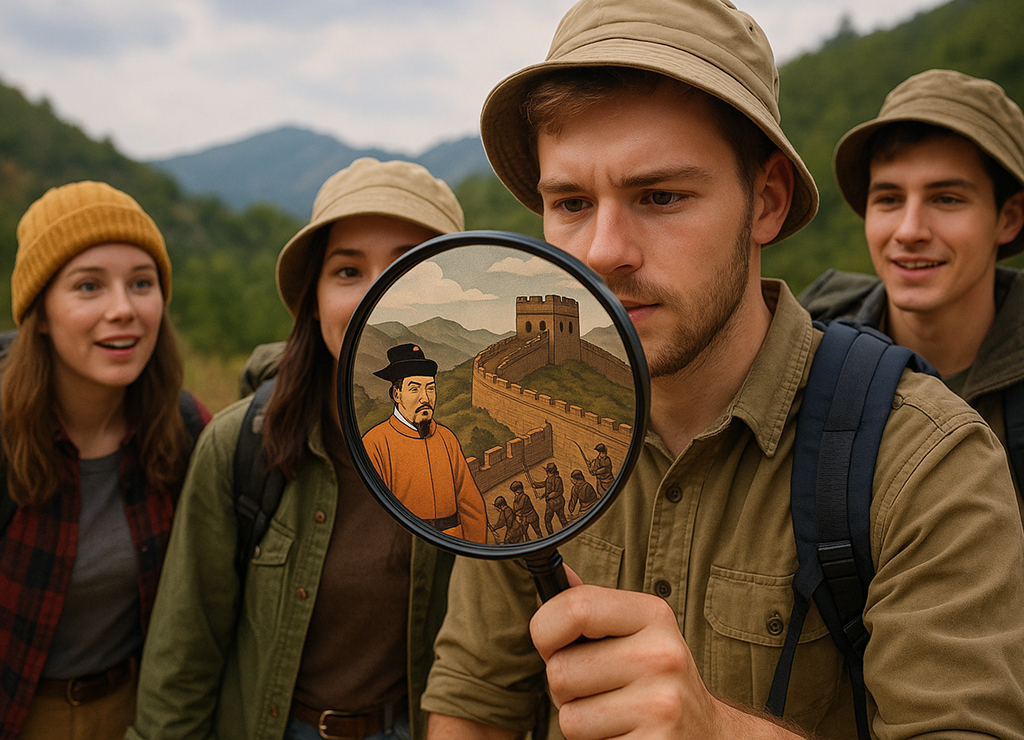 Studenci i wielki mur